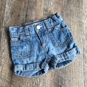 Infant girl jean shorts